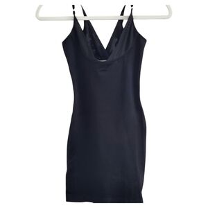 Victoria's Secret Black Shaping Slip with Silicone Backed Elastic